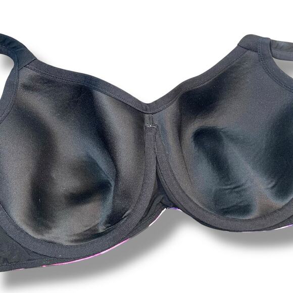 Torrid Active 40DDD Sports Bra 40F Underwire Smoke Print Run High Impact Purple - Picture 9 of 14
